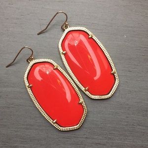 Kendra Scott Red Danielle Earrings